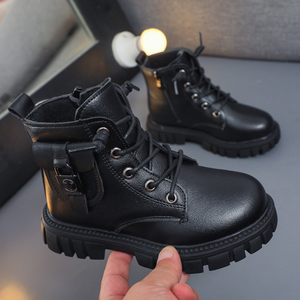 Bottes d'hiver de haute qualité pour enfants, antidérapantes, pour garçons et filles, pour la marche en neige en plein air, chaudes, à la cheville, pour filles - Product Image 4