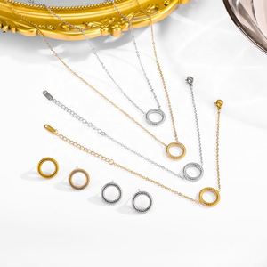 stainless <b>chain</b> bracelet Top-rated Ready Retail Packaging Sturdy Fastening Holiday Gift for Women Technical High Grade <b>Titanium</b> - Product Image 3