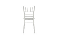Chaise de salle à manger Chiavari en polypropylène blanc moderne et abordable