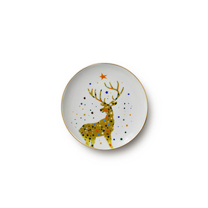 Juego de Platos Navideños de Cerámica, Estilo Navideño, Fabricación China, Platos y Vajilla Navideños para Uso Doméstico y en Restaurantes - Product Image 5