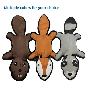 Piccolo scoiattolo eco-friendly volpe procione cane compagno giocattolo resistente al morso e resistente all'usura in tessuto Oxford per animali domestici - Product Image 4
