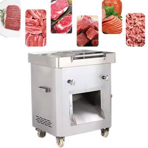เครื่องหั่นเนื้อวัว เนื้อหมูสดอัตโนมัติ สภาพใหม่ เครื่องตัดเนื้อไก่ เครื่องหั่นเนื้อปรุงสุกเป็นลูกเต๋า - Product Image 3