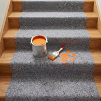 Tapis de protection antidérapant en feutre pour peintre, couverture absorbante robuste en rouleau, couverture anti-poussière pour la rénovation de la maison