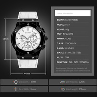 Montre de luxe personnalisée OEM/ODM avec logo, bracelet en acier inoxydable, cadran minimaliste, montre d'affaires, boîtier unique, montre à quartz