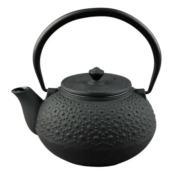 Bouilloire à thé en fonte de haute qualité avec infuseur en acier inoxydable, vente d'usine