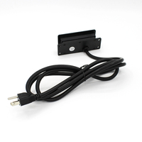 Prise encastrable de bureau avec multiprise 10A, 2 prises standard US, chargeur USB intégré pour table, meuble, plateau de table