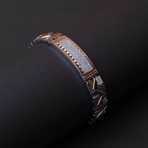 สร้อยข้อมือเงินแท้ SATVA SILVER Premium 64% ชุบโรเดียม ดีไซน์เก๋สำหรับทุกเพศ - Product Image 2