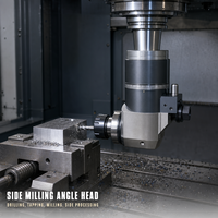 Têtes de fraisage à double tête à angle droit AG90-ER16X2-60 AG90-ER16X2-120 AG90-ER20X2-50 AG90-ER20X2-110, double broche CNC, usine OEM
