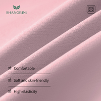 Sujetador Deportivo Sin Costuras SHANGBINI para Oficina en Casa, Talla Grande, Cuello Redondo, Tejido Elástico, Bralette Cómodo