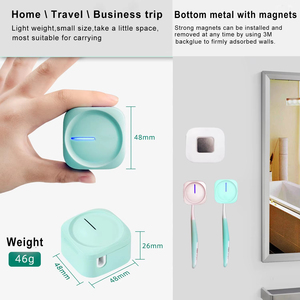 เหมาะสำหรับแปรงสีฟันทุกชนิดทั้งแบบไฟฟ้าและแบบธรรมดา กล่องใส่แปรงสีฟันแบบพกพาขนาดเล็กสำหรับเดินทาง พร้อมฟังก์ชั่นฆ่าเชื้อ - Product Image 6