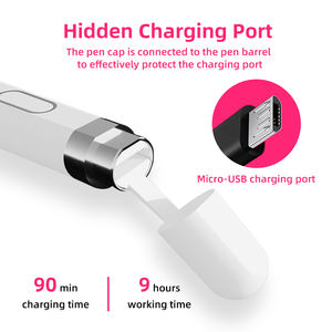 Lápiz de 1.ª Generación con Rechazo de Palma, Punta Fina de 1.5mm, Stylus <span class=keywords><strong>para</strong></span> Pantalla Táctil, Compatible con <span class=keywords><strong>Apple</strong></span> iPad 2018-2025, Smart <span class=keywords><strong>Pencil</strong></span> - Product Image 3