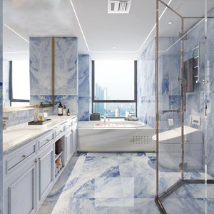 Piastrelle per pavimenti <span class=keywords><strong>blu</strong></span> 600x1200 soggiorno moderno pavimento in pietra di lusso <span class=keywords><strong>blu</strong></span> farfalla bagno piastrelle da <span class=keywords><strong>parete</strong></span> soggiorno - Product Image 4