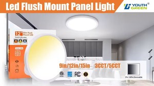 Bề mặt gắn kết ánh sáng 9 "12" 15 "<span class=keywords><strong>LED</strong></span> tuôn ra gắn trần ánh sáng ac120v 3cct cao Luminous <span class=keywords><strong>LED</strong></span> bảng điều chỉnh ánh sáng để sử dụng nhà - Product Image 4