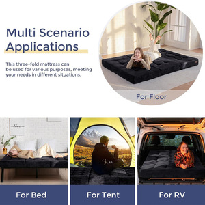 Mới ba lần nén Sofa lười gấp Nệm xốp NệM Di động cắm trại giường sofa - Product Image 5