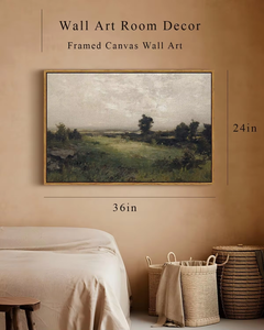 <span class=keywords><strong>Vintage</strong></span> incorniciato tela <span class=keywords><strong>da</strong></span> <span class=keywords><strong>parete</strong></span> arte astratta pittura a olio <span class=keywords><strong>stampe</strong></span> su campo selvatico fiori paesaggio decorativo per l'home Office - Product Image 4