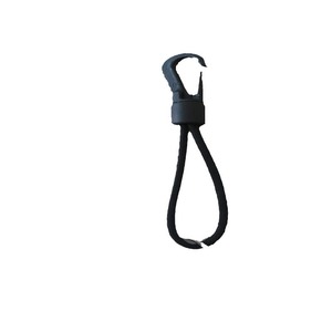 Cordon élastique rond en caoutchouc de 4 mm avec crochet en acier pour équipement de sport de plein air, longueur 60 cm - Product Image 5