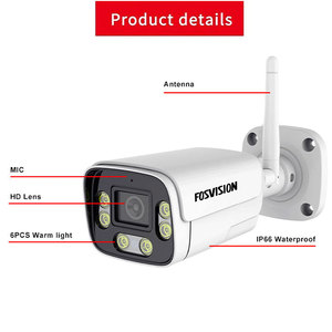 Fosvision chuyên nghiệp Made 5MP 4CH Wifi NVR <span class=keywords><strong>Kit</strong></span> ngoài trời ghi âm CCTV <span class=keywords><strong>Camera</strong></span> Set nhà an ninh CCTV hệ thống - Product Image 6