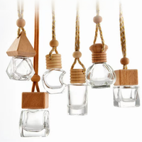Bouteille en verre vide de 5ml, 6ml, 8ml, 10ml, 11ml, 12ml pour diffuseur de parfum suspendu pour voiture, décoration d'aromathérapie automobile