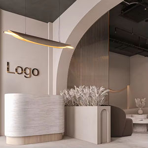 Meubles de décoration intérieure pour salon de beauté, design gratuit, présentoir de salon européen, comptoir personnalisé pour soins capillaires - Product Image 4