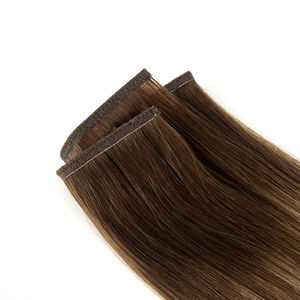 Наращивание волос Remy русский монгольский 100 натуральный русский волнистый девственный славянский Невидимый плоский уток - Product Image 6