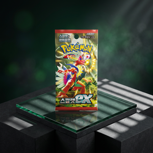 กล่องการ์ด Scarlet ex Booster Box ของแท้จากเกาหลี สีม่วงแดง ซีลปิดสนิท เกมการ์ด TCG ของขวัญสำหรับเด็ก วันเกิด นักสะสม อนิเมะ ขายส่ง - Product Image 3