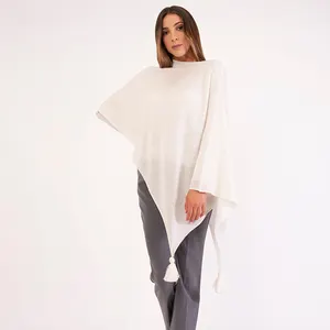 Phụ Kiện Thời Trang Ý Khăn Choàng Poncho Dệt Kim Cashmere 100% Cho Nữ Áo Choàng Nữ Xinh Đẹp Ấm Áp Áo Choàng Poncho Nhẹ Mùa Thu Cho Người Lớn 7 Thước