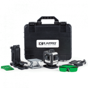 คาโปร คาป884จี #   ระดับเลเซอร์หมุนได้ 4D XTRA 360 องศา แสงสีเขียว PROLASER สำหรับงานอุตสาหกรรมและงาน DIY ใช้พลังงานจากแบตเตอรี่ลิเธียม ผลิตในอิตาลี - Product Image 1