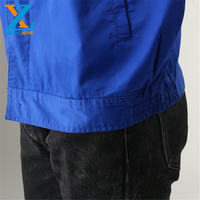 Chemise de travail à manches courtes avec col contrastant réfléchissant haute visibilité |   Vêtements de travail multi-poches pour la sécurité dans l'industrie manufacturière et la construction