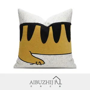 AIBUZHIJIA Cartoon Creative Tiger Body Pillowcase Home Decor Chic Designer Cushion Cover Throw Pillow Cases for Children