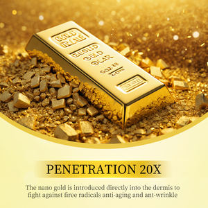 Suero Facial de Oro de 24K de Marca Privada de Lujo, Antienvejecimiento, Hidratante, Iluminador, 30 ml, Suero Facial de Oro de 24K MOOYAM - Product Image 4