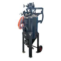 Machine de sablage humide sans poussière à haute pression mobile industrielle, cabine de sablage, garantie 1 an pour le nettoyage et l'élimination de la rouille des métaux