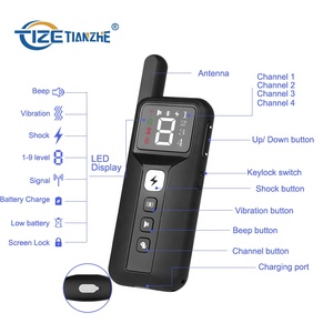 De mascotas venta caliente inteligente del animal doméstico comportamiento educación remoto perro <span class=keywords><strong>Collar</strong></span> de entrenamiento - Product Image 3