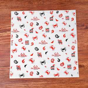 Papier à hamburger jetable personnalisé, résistant à la graisse, papier ciré résistant à l'huile pour l'emballage alimentaire - Utilisation pour gâteaux, pizzas, collations, pain - Product Image 6