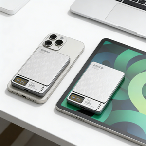 Wireless Power Bank 10000mah Fast Charging Power Bank for Phone 0.96 TFT Battery Display Portable Power Bank with <b>Stand</b> - Product Image 6