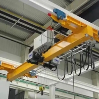 Moteur d'engrenage pour grue à poutre simple de 2 tonnes, mécanisme de levage, hauteur de levage de 3m à 12m pour atelier et entrepôt, levage léger