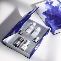 Coffret Cadeau Haut de Gamme Personnalisé pour Soins de la Peau avec Logo, Finition Mate, Gaufrage, Doublure Éponge, Fermeture Magnétique, en Carton Rigide