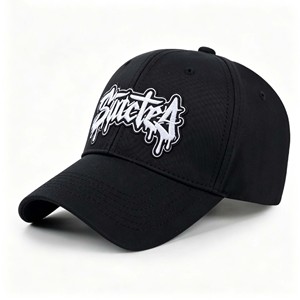 Breathable <b>Hard</b> Top Fishing Baseball Cap Unisex 3d Letter Embroidered 100% Cotton Adjustable Cap - Product Image 1