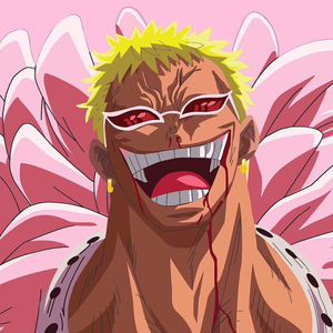 Venta al por mayor <span class=keywords><strong>Anime</strong></span> One Piece Donquixote Doflamingo Gafas de sol Hombres Mujeres ins <span class=keywords><strong>Cosplay</strong></span> gafas con caja de gafas - Product Image 3