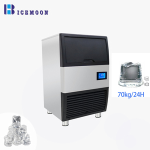 Máquina de Hielo de 70 kg, Máquina Expendedora de Hielo, con Pantalla Digital Inteligente y Sistema de Control por Microcomputadora, Fácil de Usar - Product Image 1