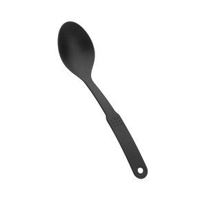Cucchiaio nero con impugnatura testurizzata per uso esterno - Product Image 1