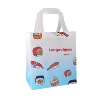 Sushi Shop Special Herbruikbare Non-Woven Food Grade Afhaal- en Cateringtas voor Commerciële Rijstbal-Sushi Gerechten