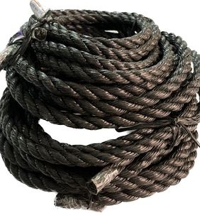Jute Anti-UV Water-proof Durable Twist Mooring Rope Custom Colors & Sizes 4 Strands Boat Use - Product Image 1