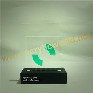 Letrero acrílico con borde iluminado, batería de buena calidad, Base de señal led - Product Image 6