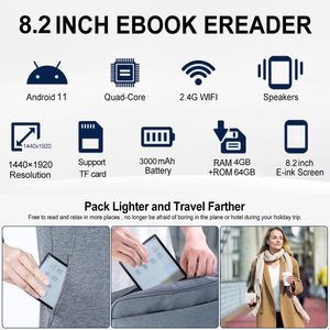 Produttore Cinese di E-<span class=keywords><strong>reader</strong></span> con Schermo E-Ink da 8,2 Pollici, Wi-Fi, Stilo, Supporto Multi-Touch e Lingue Multiple - Product Image 6