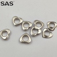 Nouveautés SAS : Œillets et griffes métalliques en forme de cœur multicolores de 10 mm