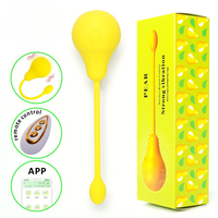 Groothandel Mini Peervormige Fruitvibrators Draagbare Afstandsbediening Seks Speelgoed Ei Springend met Mobiele Telefoon App Besturing sekswinkel