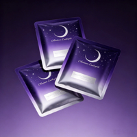 Sachet d'emballage pour masque facial à trois soudures latérales, sachet composé pour masque facial et essence cosmétique, personnalisable, vente en gros