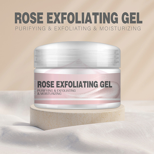 Gommage exfoliant pour le corps et le visage de marque privée Oem Gel crème Hydrate en douceur Nettoyant pour le visage <span class=keywords><strong>Rose</strong></span> Jelly B - Product Image 2