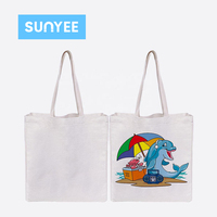 Sac fourre-tout en lin vierge pour sublimation Sunyee, sac de courses réutilisable, impression personnalisée, vente en gros, 36x39cm