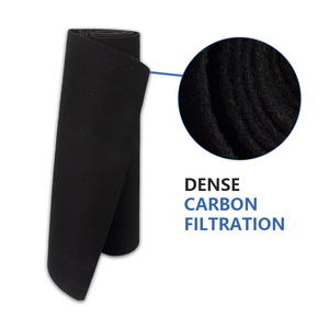Filtre à air personnalisé 100 % neuf en tissu feutré éponge de fibre de carbone activée pour climatiseur de cabine - Product Image 2
